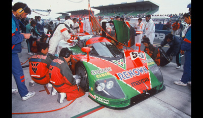 MAZDA 787B 1991 Le Mans winner with Rotary Piston Engine 3
